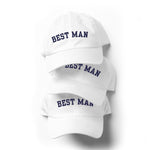Varsity Best Man Hat - White-Union Threads