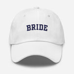 Varsity Bride Hat - White-Union Threads