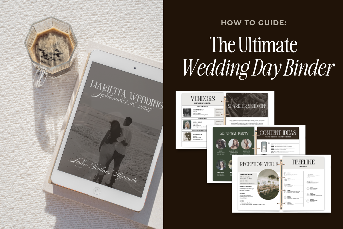 the ultimate wedding day binder