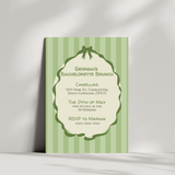 Customizable Bachelorette Party Invitation Canva Template