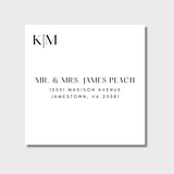 Minimalist Square Envelope - Editable Canva Template