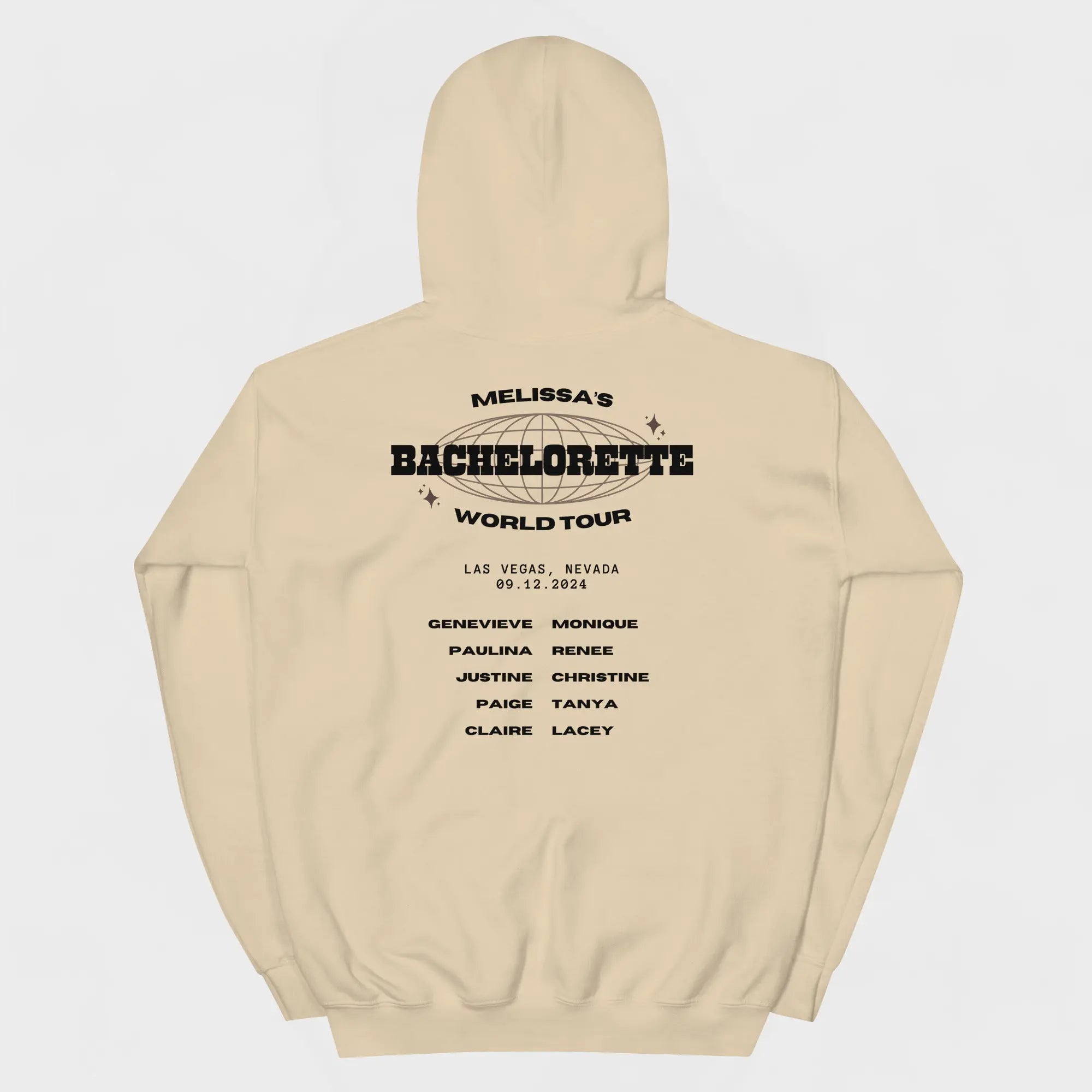 Bachelorette Tour Hoodie - Sand-Union Threads