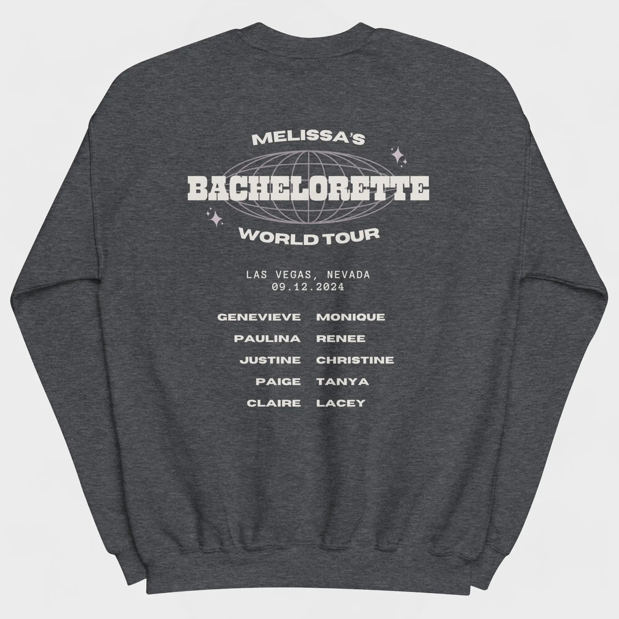 Bachelorette Tour Sweatshirt - Dark Heather-Union Threads