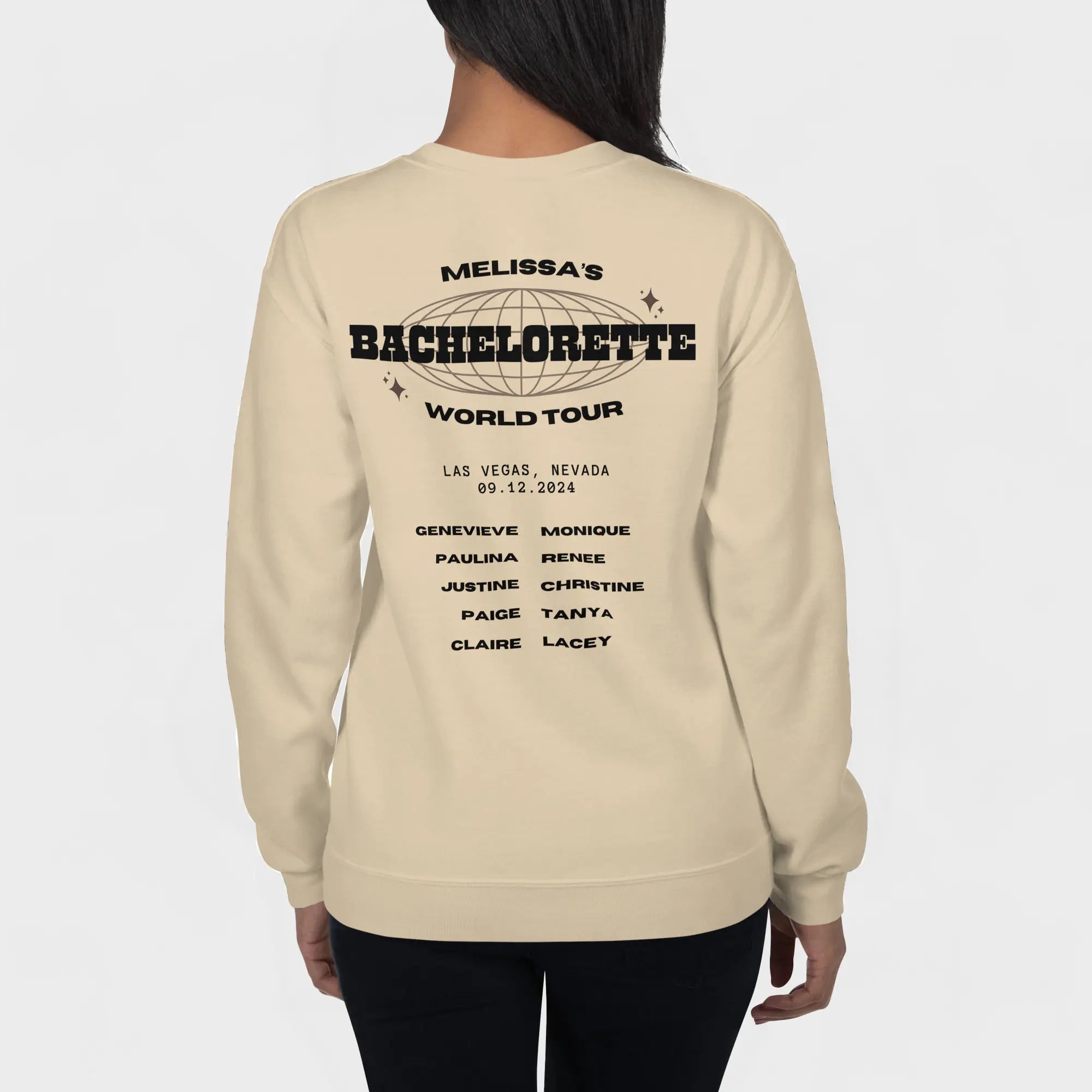 Bachelorette Tour Sweatshirt - Sand-Union Threads