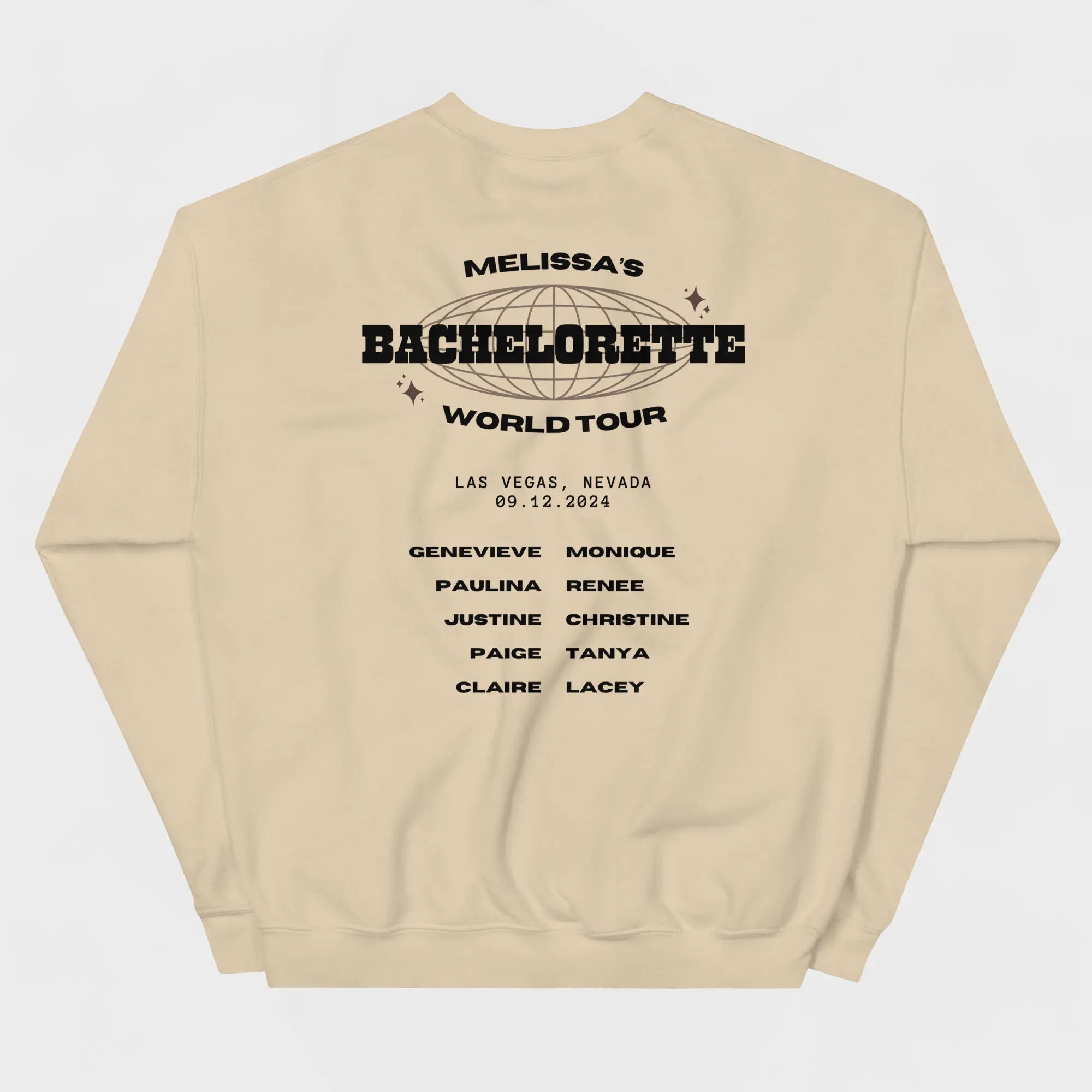 Bachelorette Tour Sweatshirt - Sand-Union Threads