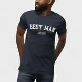 Best Man Varsity Shirt - Navy-Union Threads