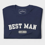 Best Man Varsity Shirt - Navy-Union Threads