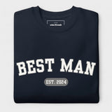 Best Man Varsity Sweatshirt - Navy-Union Threads