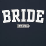 Bride Varsity Hoodie - Navy-Union Threads