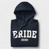 Bride Varsity Hoodie - Navy-Union Threads