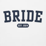 Bride Varsity Hoodie - White-Union Threads