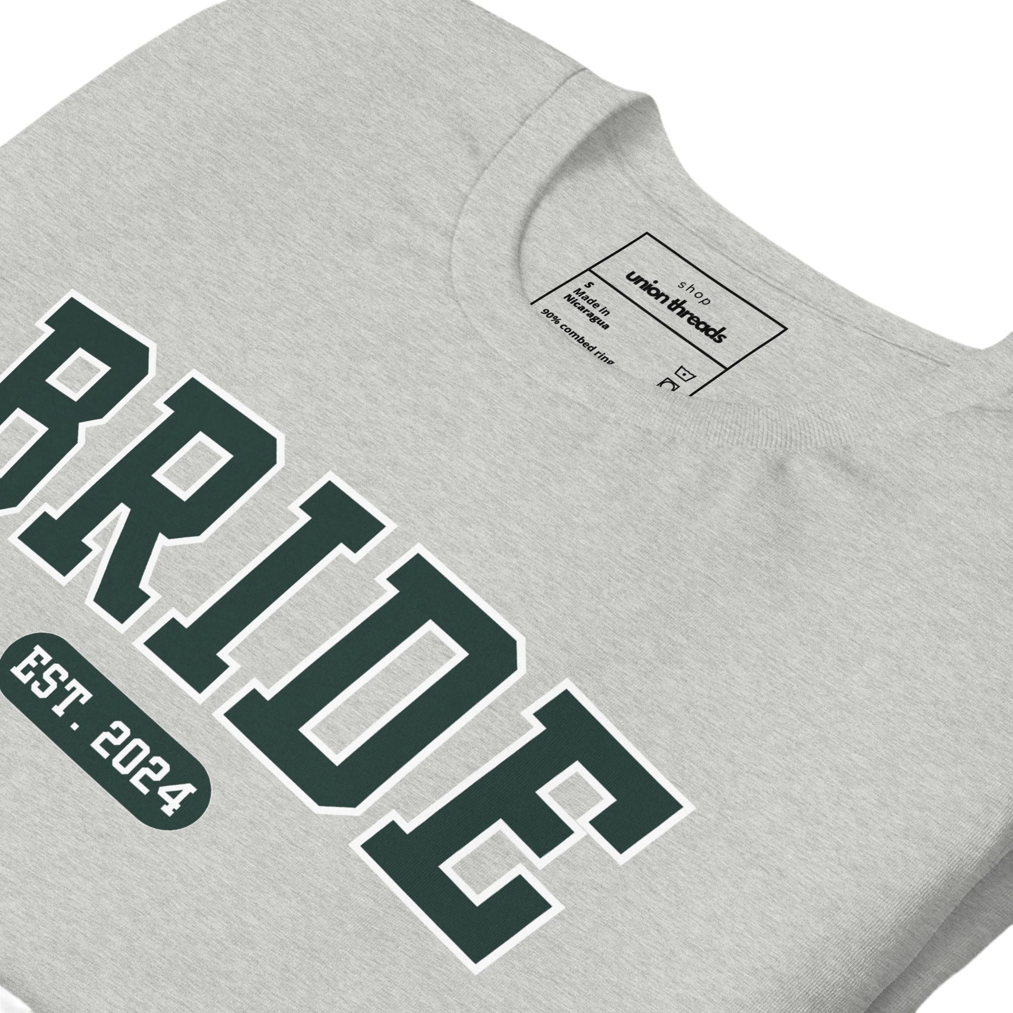 Bride Varsity Shirt - Gray-Union Threads