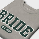 Bride Varsity Sweatshirt - Heather Gray-Union Threads