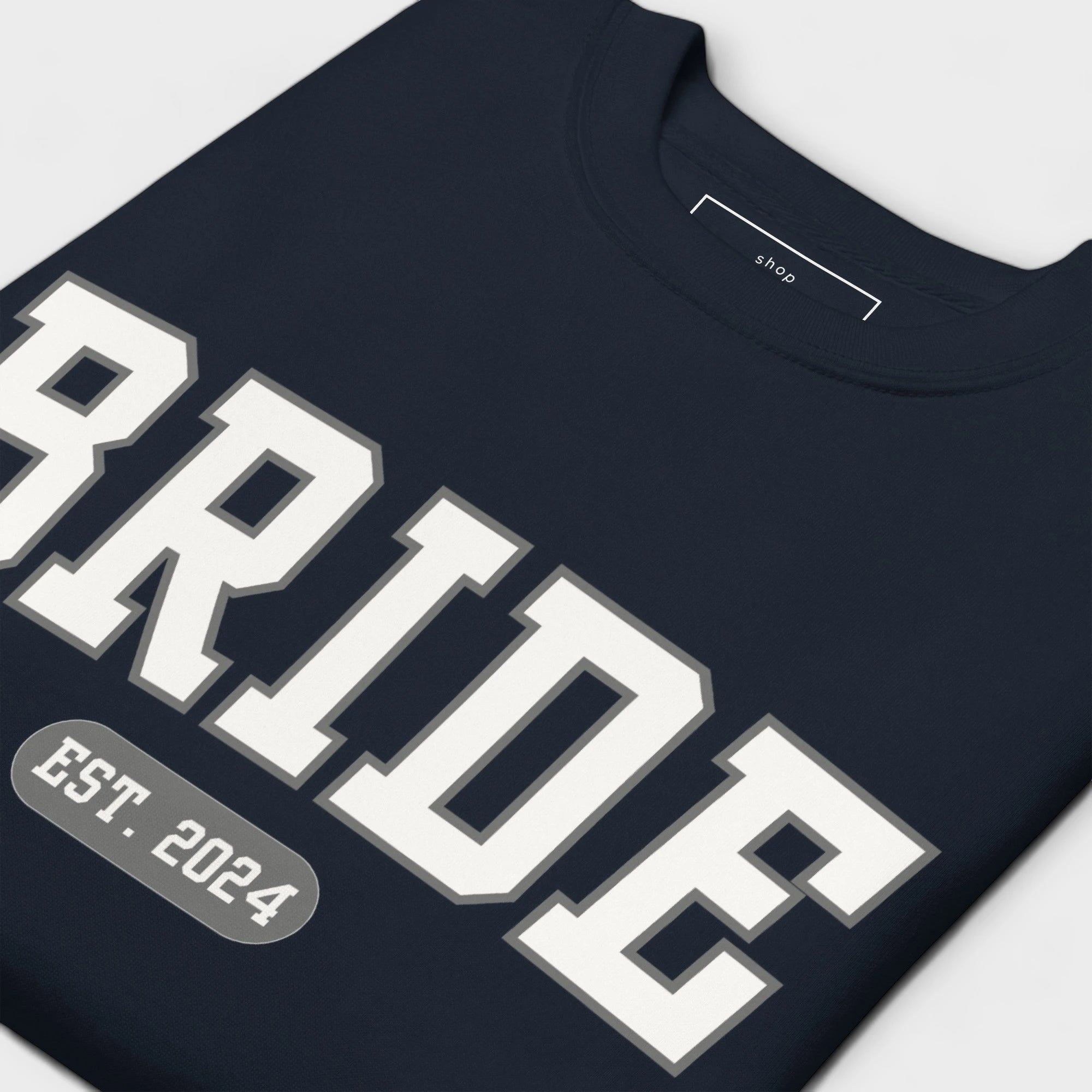 Bride Varsity Sweatshirt - Navy-Union Threads