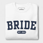 Bride Varsity Sweatshirt - White-Union Threads