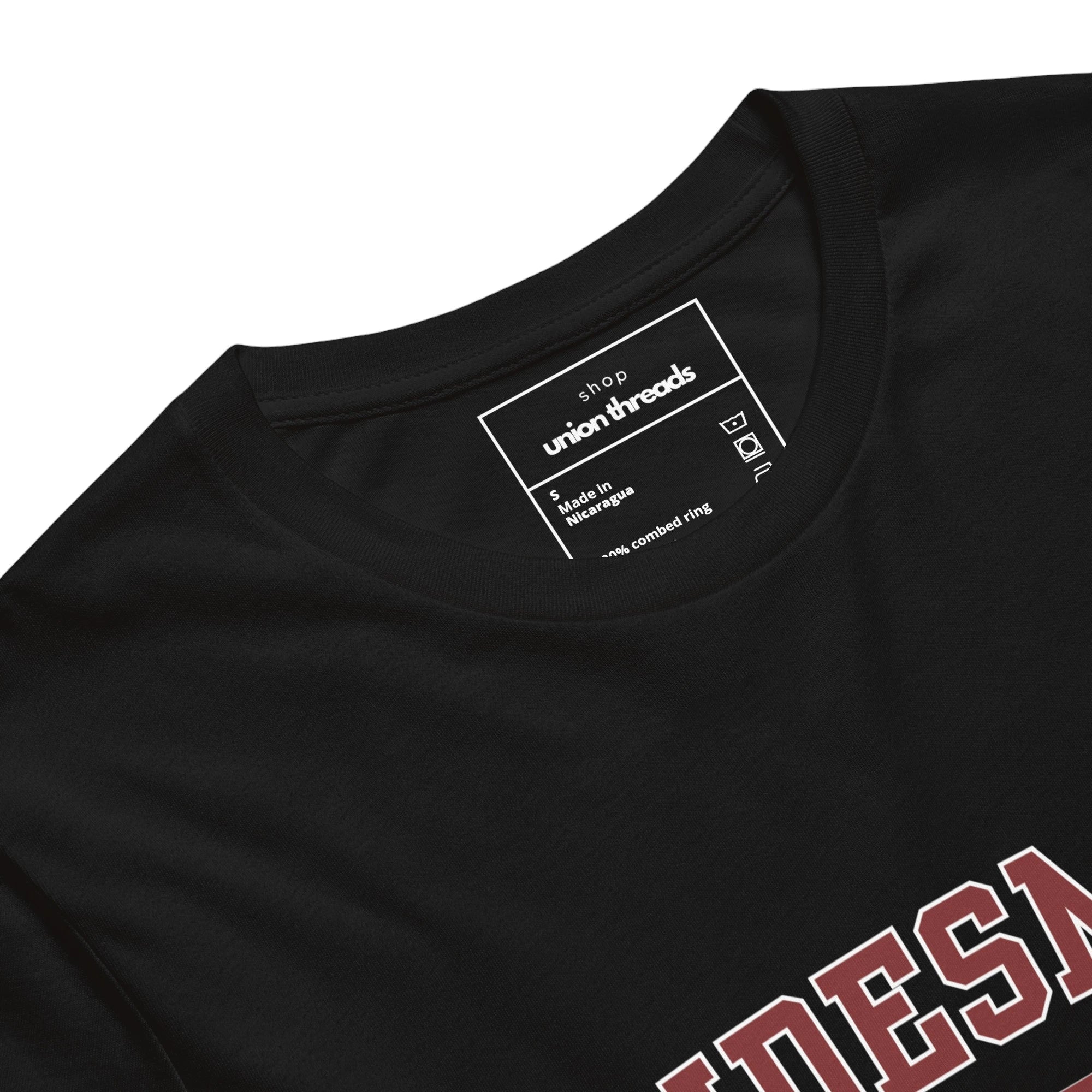 Bridesmaid Varsity Shirt - Black and Red-Union Threads