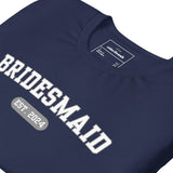 Bridesmaid Varsity Shirt - Navy-Union Threads