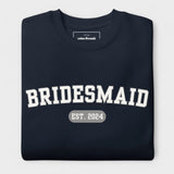 Bridesmaid Varsity Sweatshirt - Navy-Union Threads