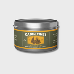 Camp Bachelorette Tin Candle - Cabin Pines