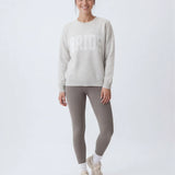 Model wearing Classic Fit Bride Sweater