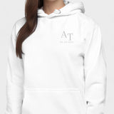 Couples' Initials Hoodie - White-Union Threads