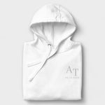 Couples' Initials Hoodie - White-Union Threads