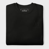 Couples' Initials Sweatshirt - Black-Union Threads