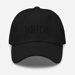 Embroidered Bride Hat - Black-Union Threads