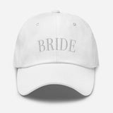 Embroidered Bride Hat - White-Union Threads