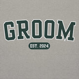 Groom Varsity Hoodie - Heather Gray-Union Threads