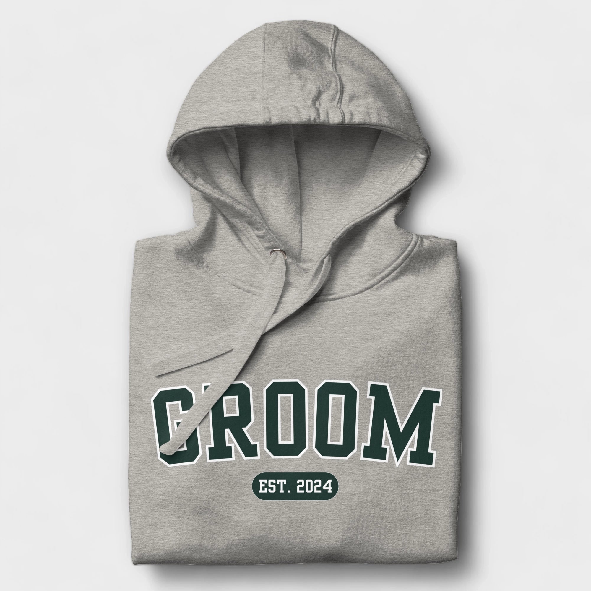 Groom Varsity Hoodie - Heather Gray-Union Threads