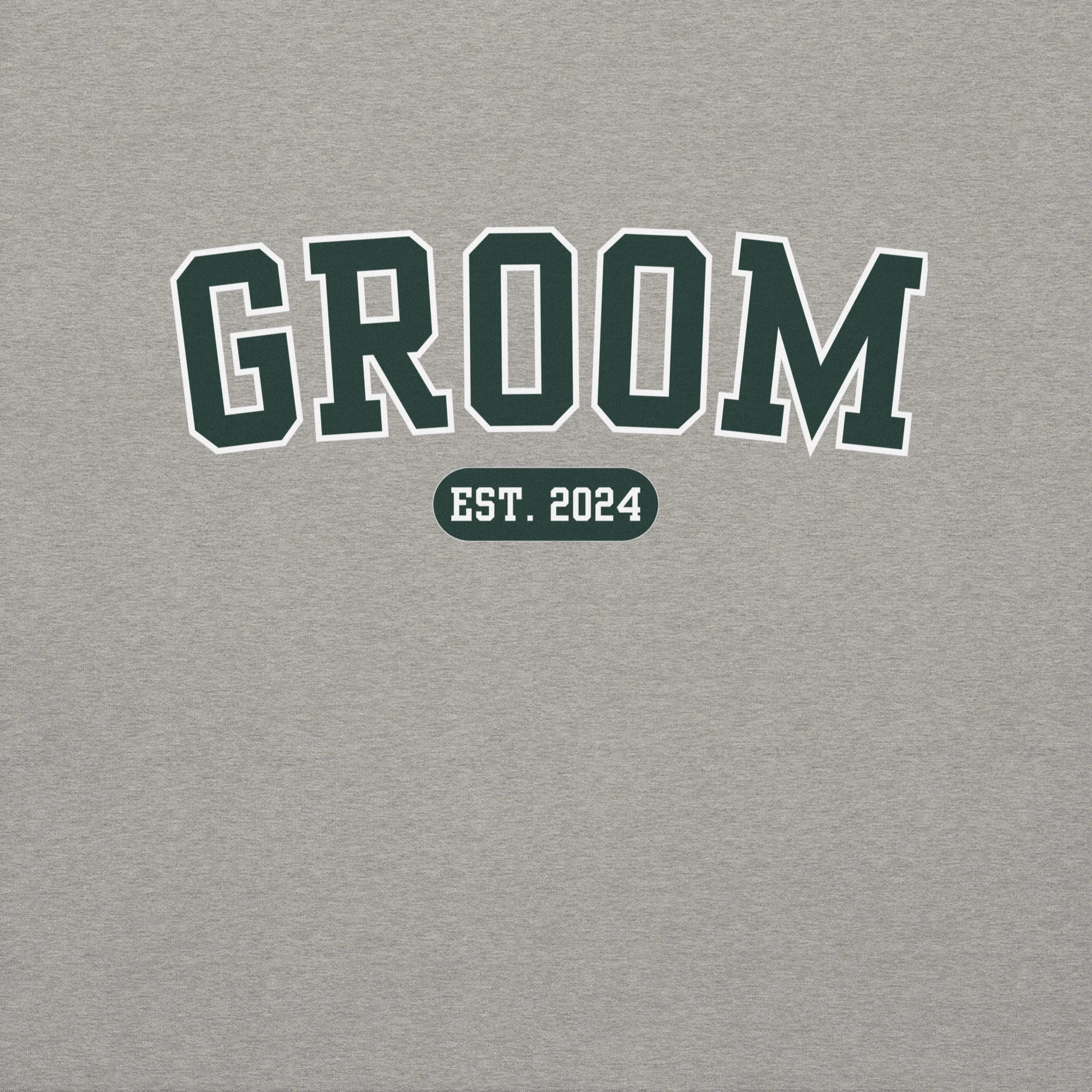 Groom Varsity Sweatshirt - Heather Gray-Union Threads