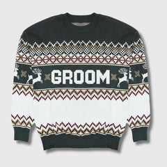 Groom Christmas Sweater - Pine