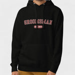 Groomsman Varsity Hoodie - Black and Red-Union Threads