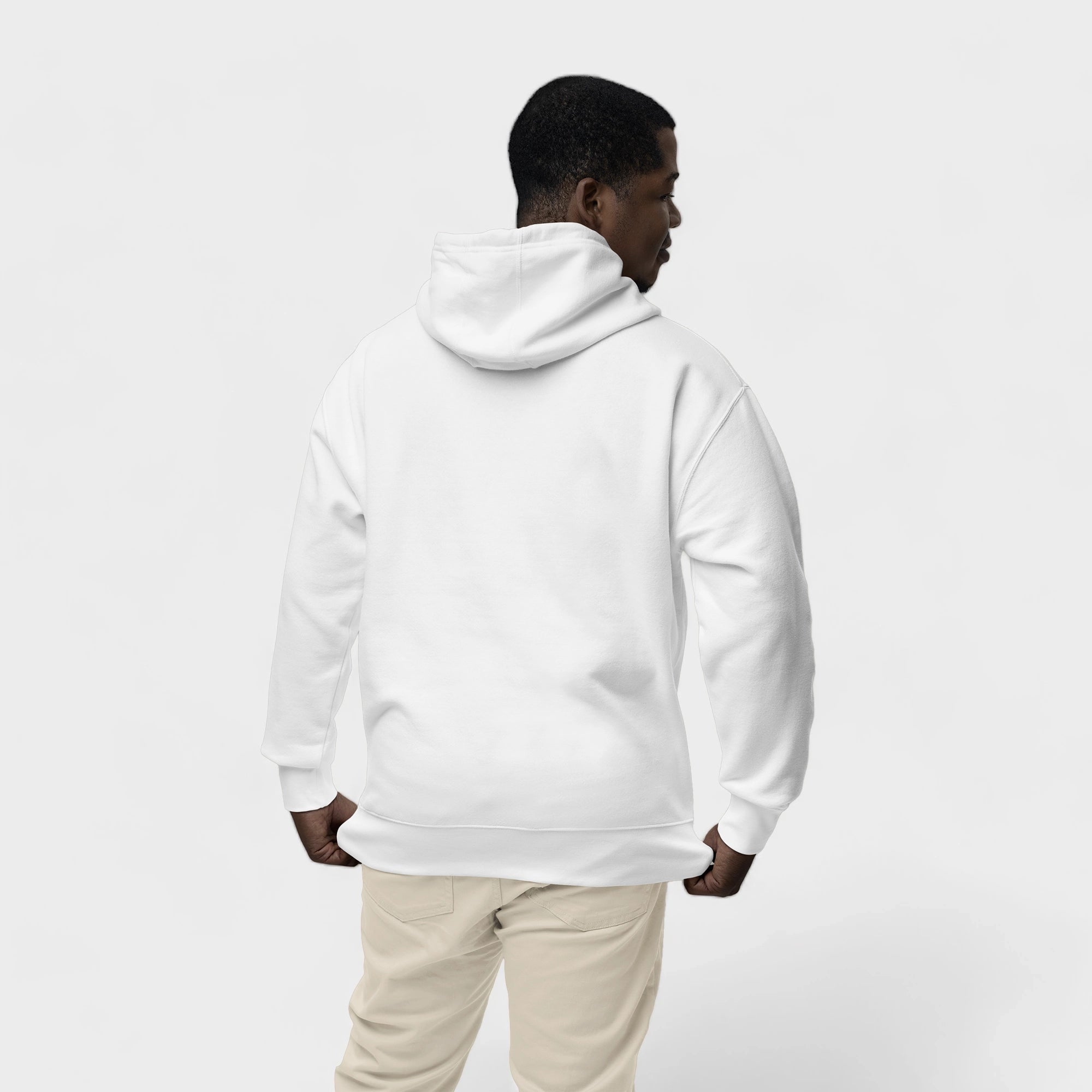 Groomsman Varsity Hoodie - White-Union Threads