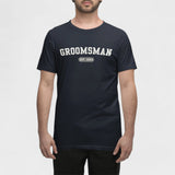 Groomsman Varsity Shirt - Navy-Union Threads