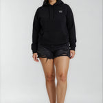 Model wearing Bachelorette Tour Hoodie - Black