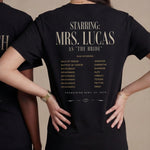 Model wearing Movie Poster Bachelorette Shirt