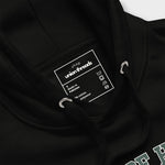 Maid of Honor Varsity Hoodie - Black and Green-Union Threads