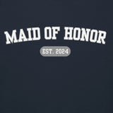 Maid of Honor Varsity Hoodie - Navy-Union Threads