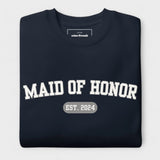 Maid of Honor Varsity Sweatshirt - Navy-Union Threads