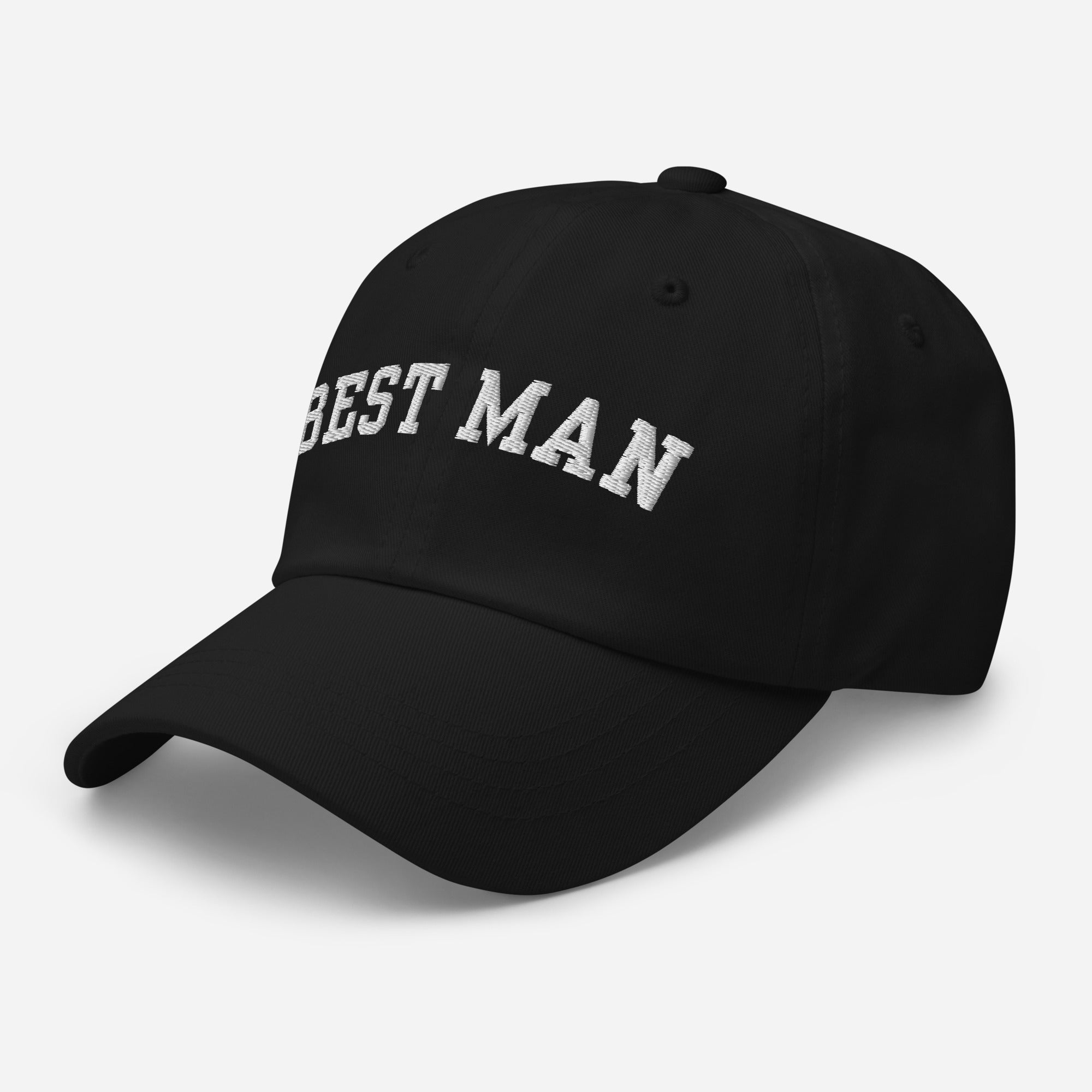 Varsity Best Man Hat - Black-Union Threads