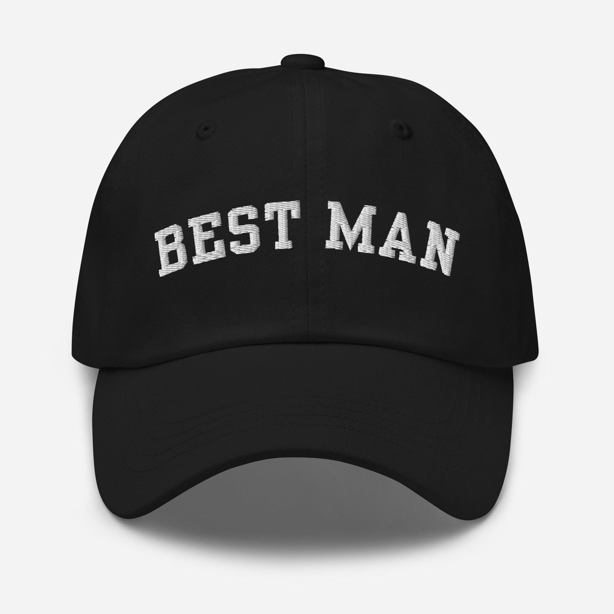 Varsity Best Man Hat - Black-Union Threads