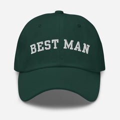 Varsity Best Man Hat - Forest Green-Union Threads