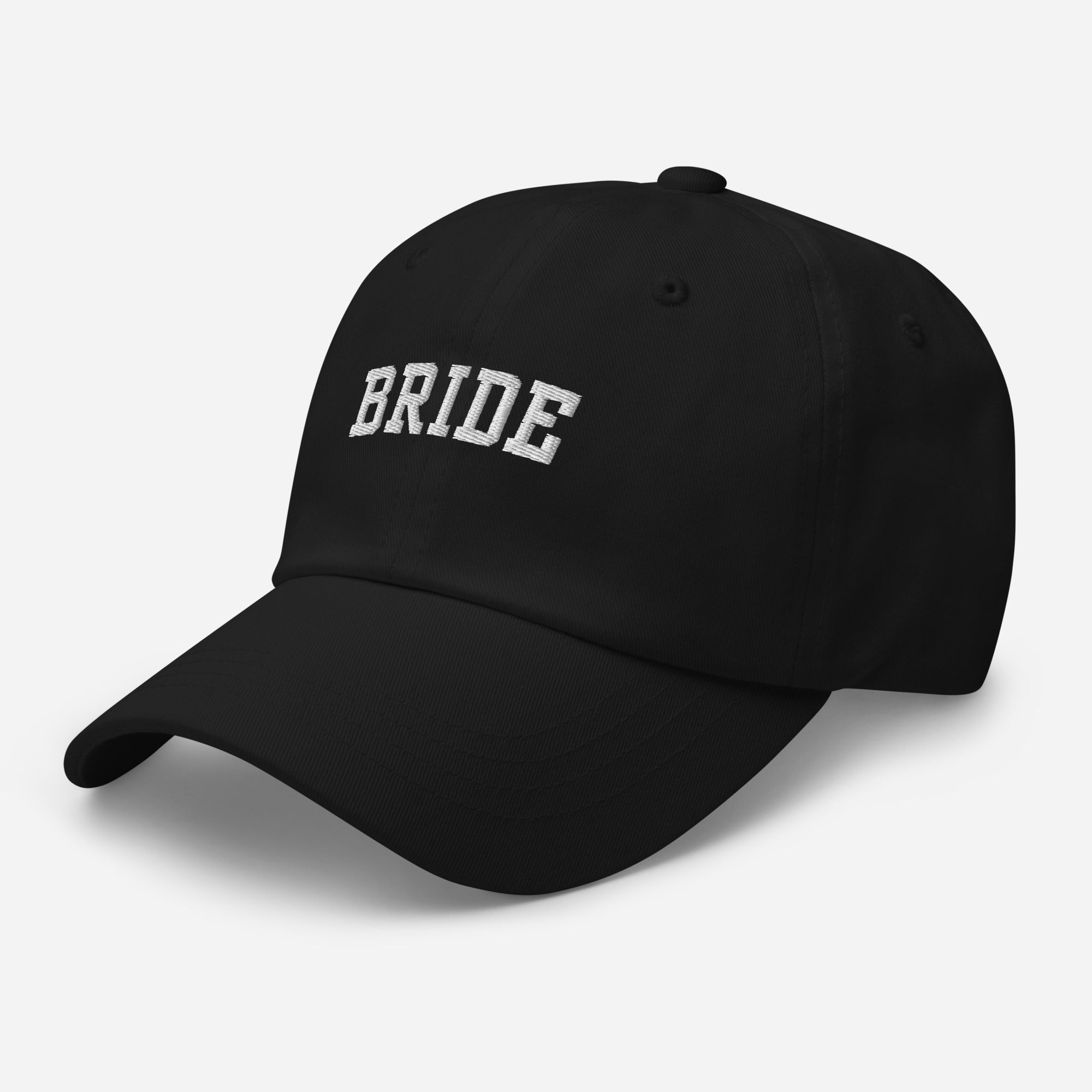 Varsity Bride Hat - Black-Union Threads