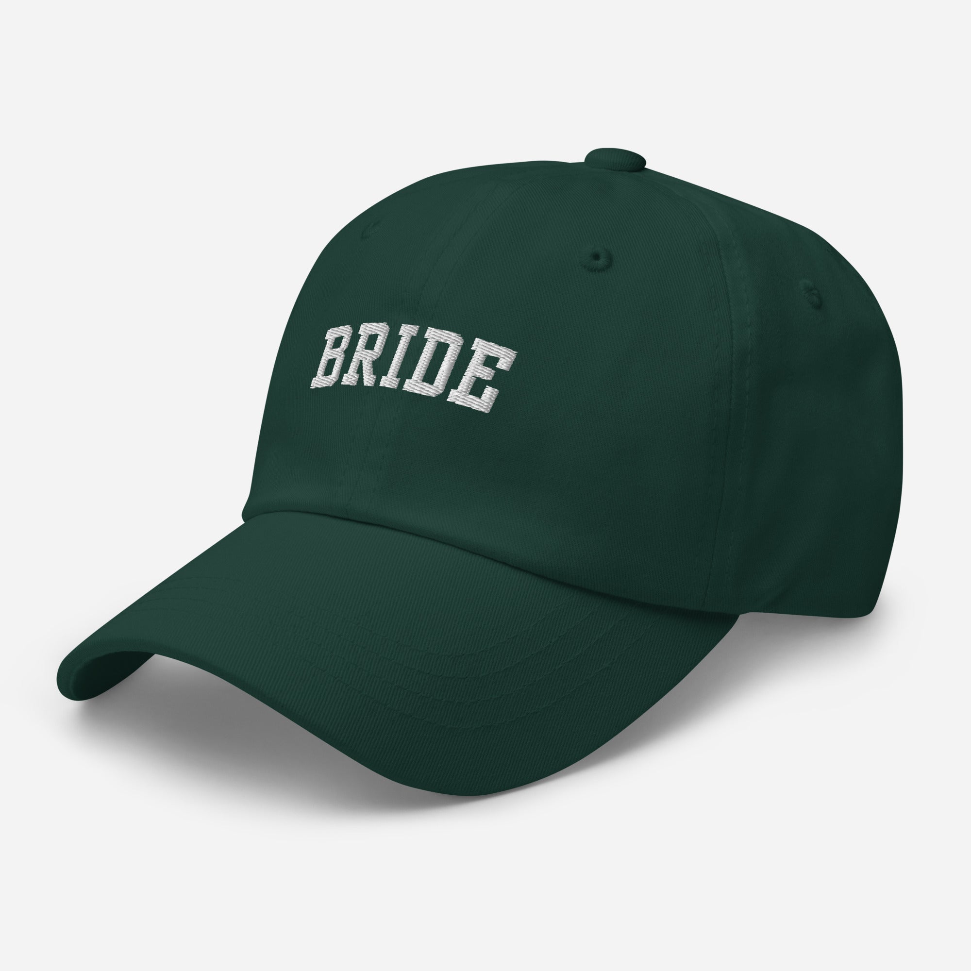 Varsity Bride Hat - Forest Green-Union Threads