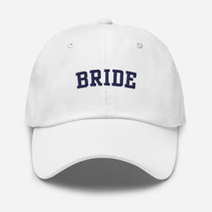 Varsity Bride Hat - White-Union Threads