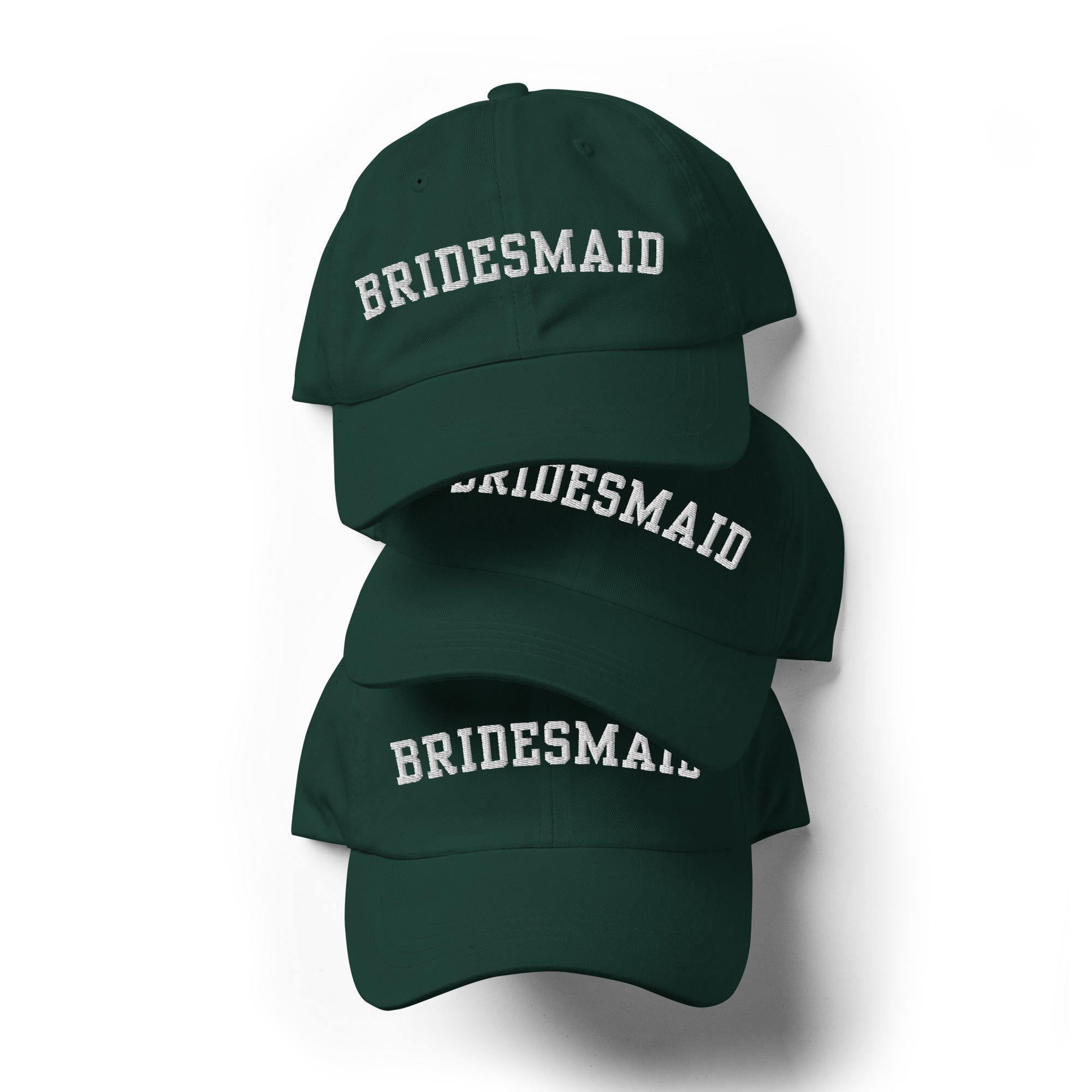 Varsity Bridesmaid Hat - Forest Green-Union Threads