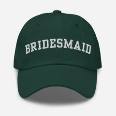 Varsity Bridesmaid Hat - Forest Green-Union Threads