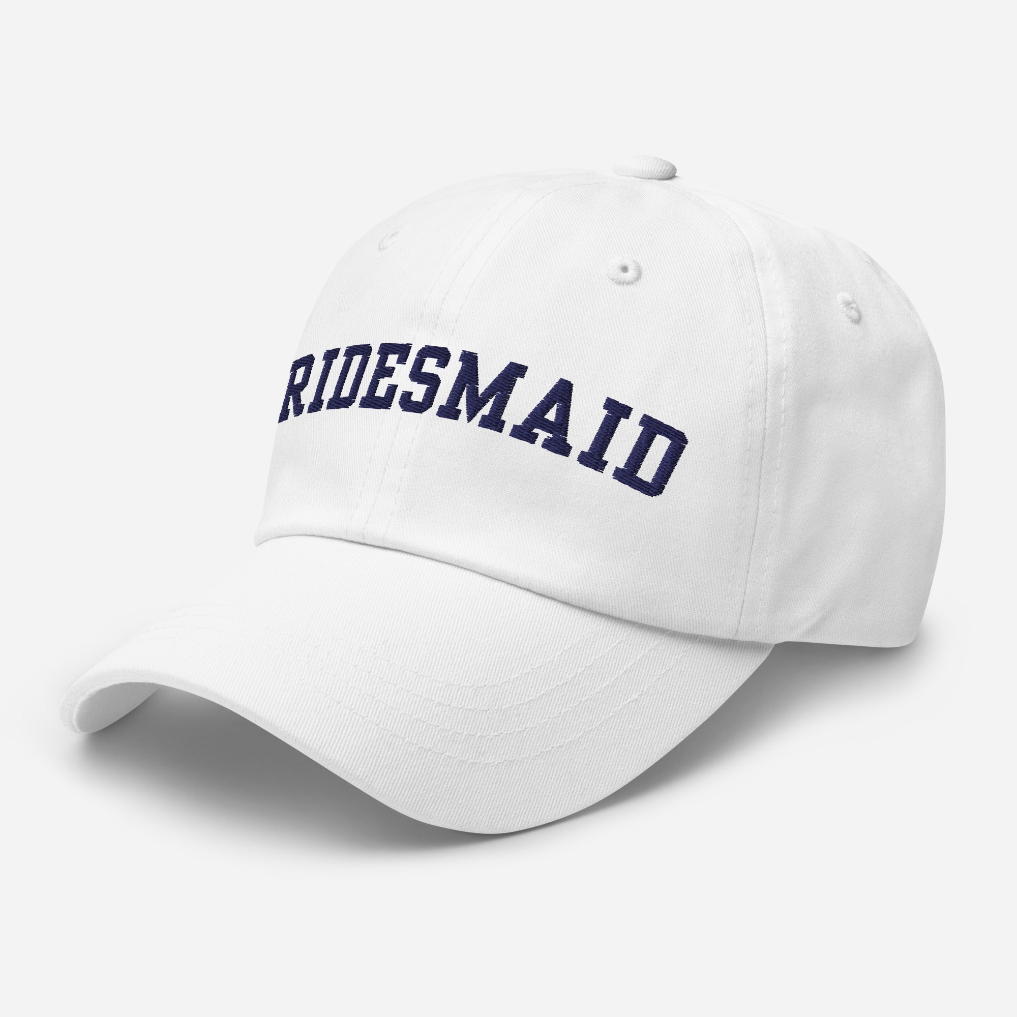 Varsity Bridesmaid Hat - White-Union Threads